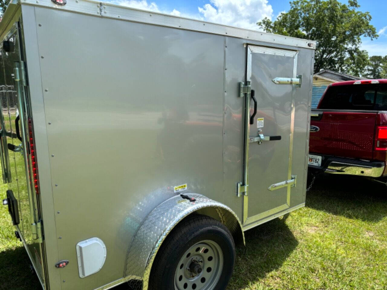 2024 South River Cargo 5x8 enclosed cargo trailer  for sale at Cross Resurrection Golf Carts and Trailers in Rincon, GA