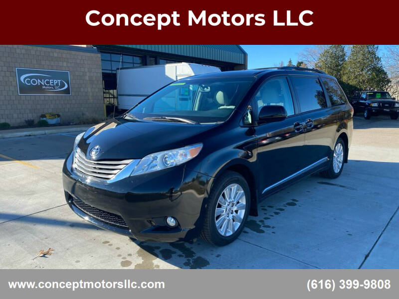 2011 Toyota Sienna for sale at Concept Motors LLC in Holland MI