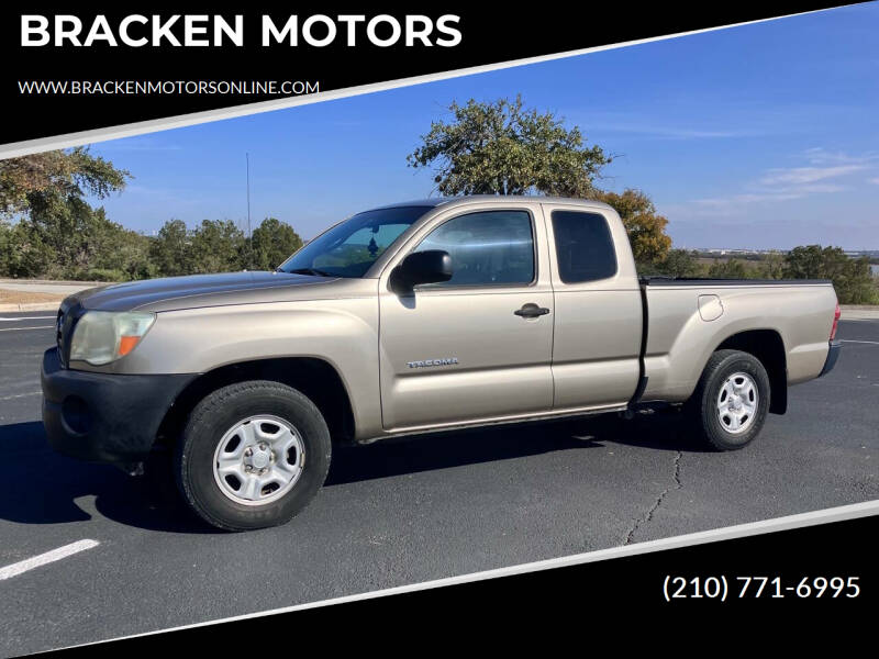 2008 Toyota Tacoma for sale at BRACKEN MOTORS in San Antonio TX