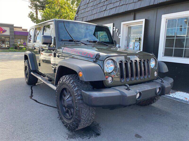 2015 Jeep Wrangler Unlimited for sale at Carmania of Stevens Creek in San Jose CA