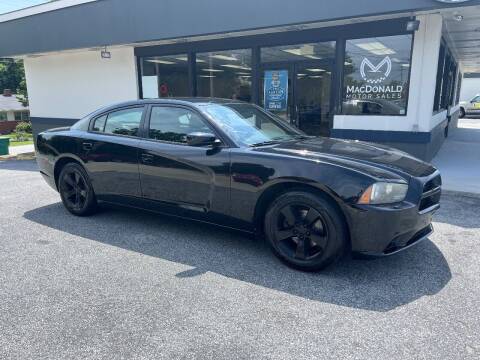 2013 Dodge Charger for sale at MacDonald Motor Sales in High Point NC