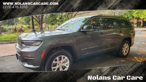 2021 Jeep Grand Cherokee L for sale at Nolans Car Care in Syracuse NY