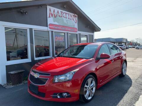 2012 Chevrolet Cruze for sale at Martins Auto Sales in Shelbyville KY