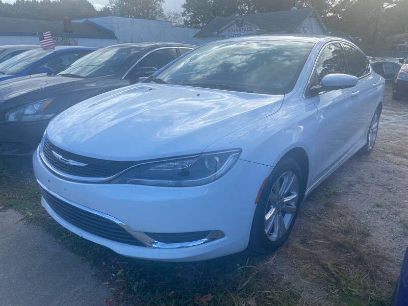 2015 Chrysler 200 for sale at Advantage Motors Inc in Newport News VA