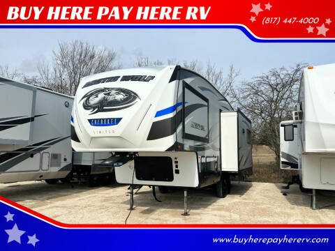 2018 Forest River Artic Wolf 285DRL4 for sale at BUY HERE PAY HERE RV in Burleson TX