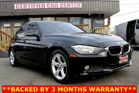 2013 BMW 3 Series for sale at CERTIFIED CAR CENTER in Fairfax VA