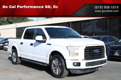 2015 Ford F-150 for sale at So Cal Performance SD, llc in San Diego CA