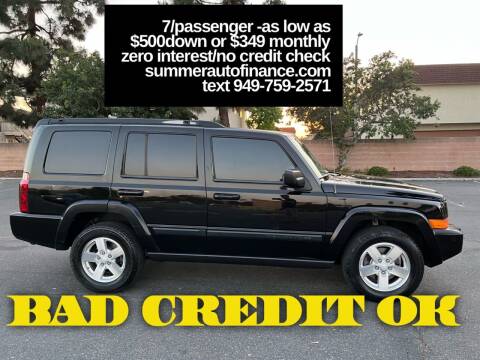 2008 Jeep Commander for sale at SUMMER AUTO FINANCE in Costa Mesa CA