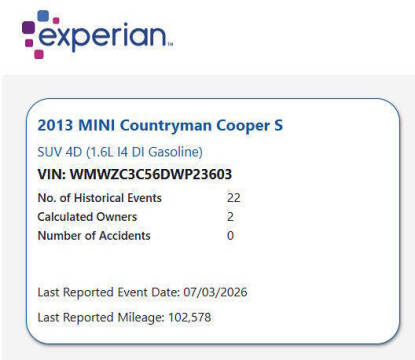 2013 MINI Countryman Cooper S