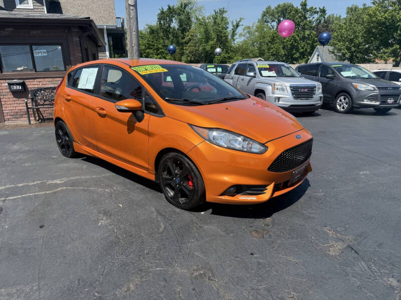 Used 2019 Ford Fiesta ST with VIN 3FADP4GX0KM104470 for sale in Valparaiso, IN