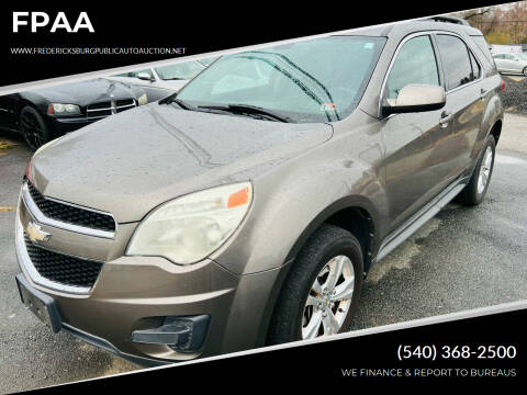 2011 Chevrolet Equinox for sale at FPAA in Fredericksburg VA