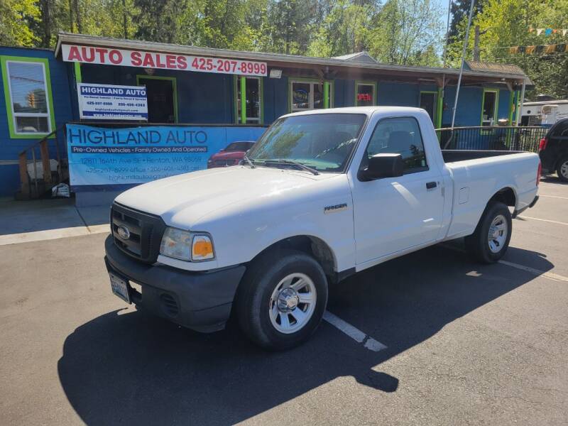 2011 Ford Ranger for sale at HIGHLAND AUTO in Renton WA