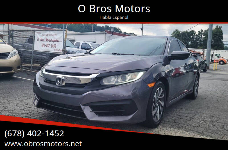 2016 Honda Civic for sale at O Bros Motors in Marietta GA