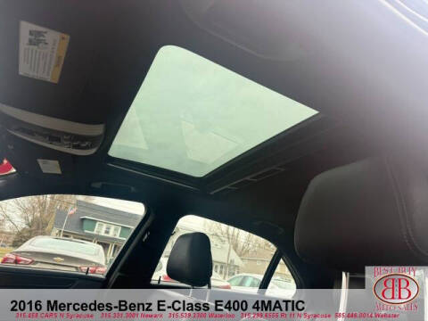 2016 Mercedes-Benz E-Class E 400 4MATIC