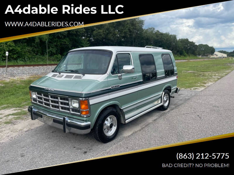 1992 Dodge Ram Van for sale at A4dable Rides LLC in Haines City FL