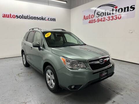 2015 Subaru Forester for sale at Auto Solutions in Warr Acres OK