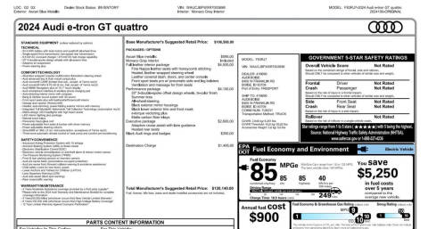 2024 Audi e-tron GT quattro Premium Plus