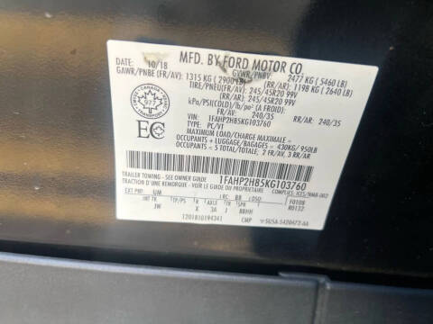 2019 Ford Taurus SEL