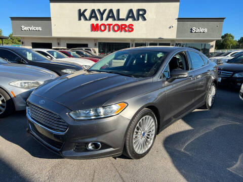 2016 Ford Fusion for sale at KAYALAR MOTORS in Houston TX