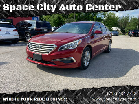 2015 Hyundai Sonata for sale at Space City Auto Center in Houston TX