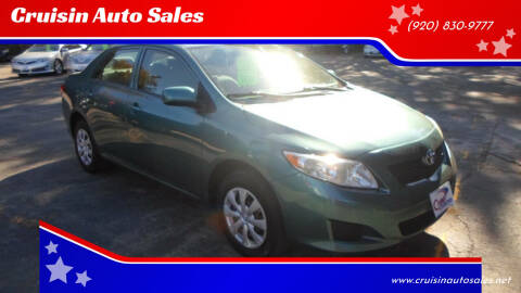 2010 Toyota Corolla for sale at Cruisin Auto Sales in Appleton WI