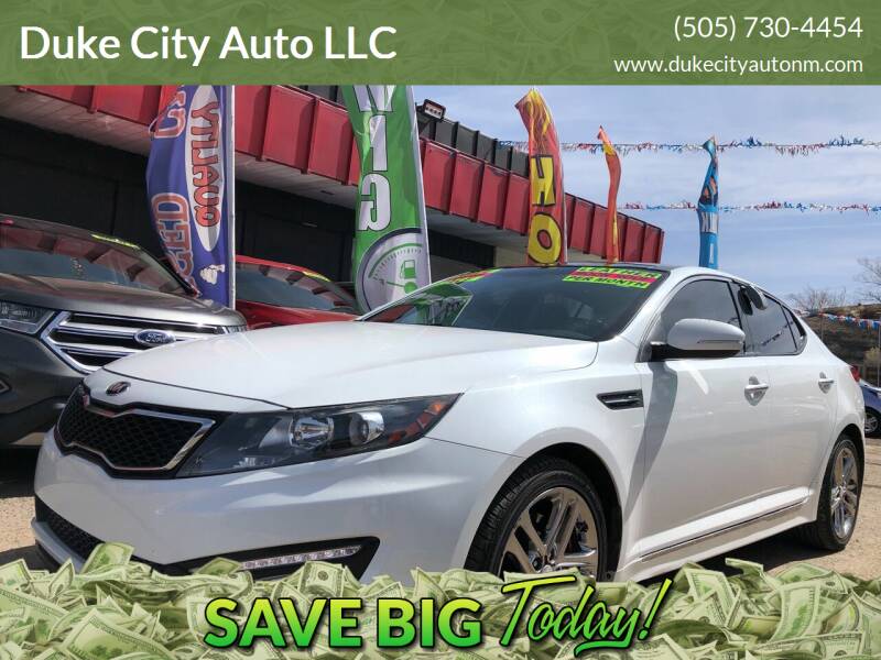 2013 Kia Optima for sale at Duke City Auto LLC in Gallup NM