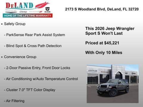 2026 Jeep Wrangler Sport S