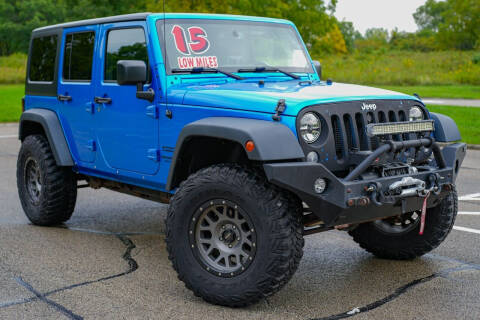2015 Jeep Wrangler Unlimited for sale at Nissi Auto Sales in Waukegan IL