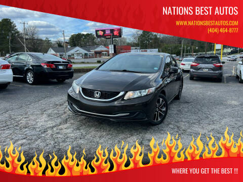 2013 Honda Civic for sale at Nations Best Autos in Decatur GA