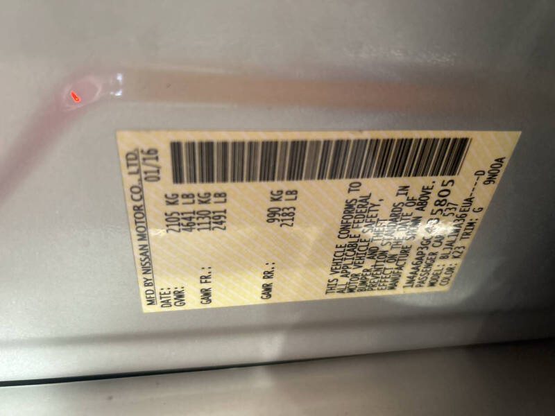 2016 Nissan Maxima 3.5 SR