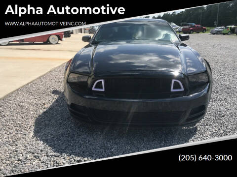 2013 Ford Mustang for sale at Alpha Automotive in Odenville AL