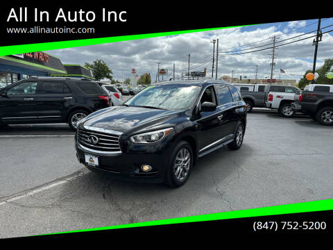 2014 Infiniti QX60 for sale at All In Auto Inc in Palatine IL