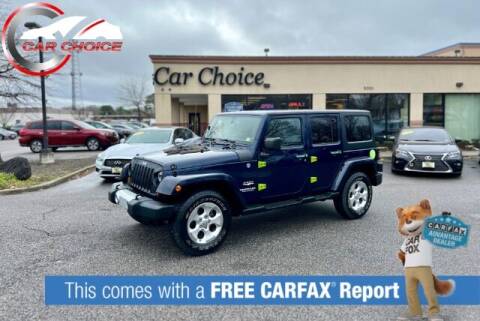 2013 Jeep Wrangler Unlimited for sale at Car Choice in Virginia Beach VA