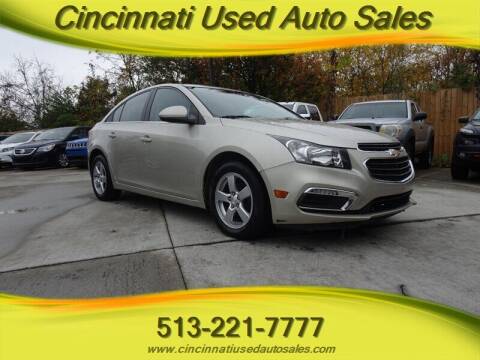 2016 Chevrolet Cruze Limited for sale at Cincinnati Used Auto Sales in Cincinnati OH