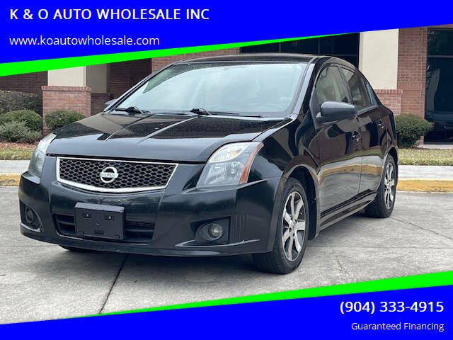 2012 Nissan Sentra for sale at K & O AUTO WHOLESALE INC in Jacksonville FL