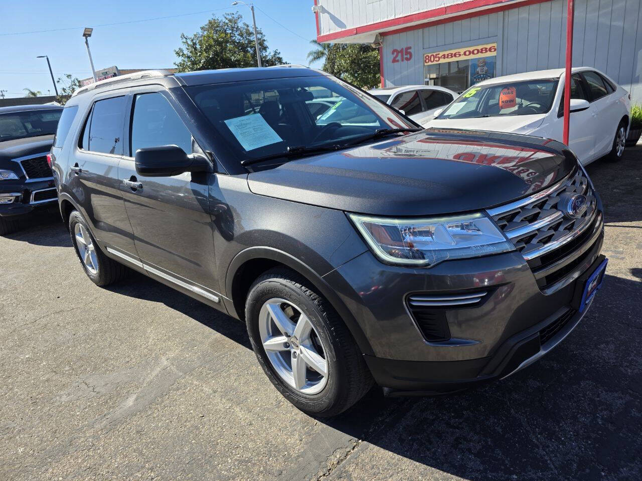 Dk. Gray 2018 Ford Explorer XLT XLT 4dr SUV 2