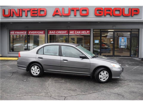 2005 Honda Civic for sale at United Auto Group in Putnam CT