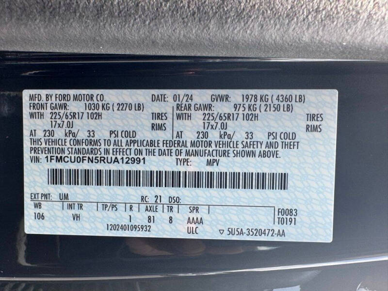 2024 Ford Escape