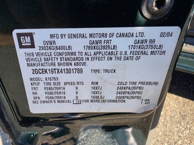 2004 Chevrolet Silverado 1500