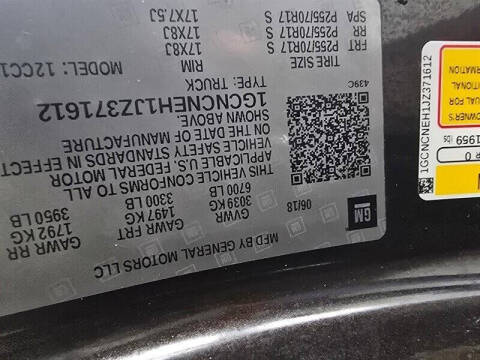 2018 Chevrolet Silverado 1500