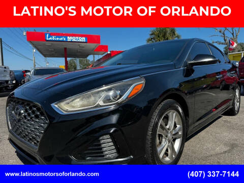 2019 Hyundai Sonata for sale at LATINO'S MOTOR OF ORLANDO in Orlando FL