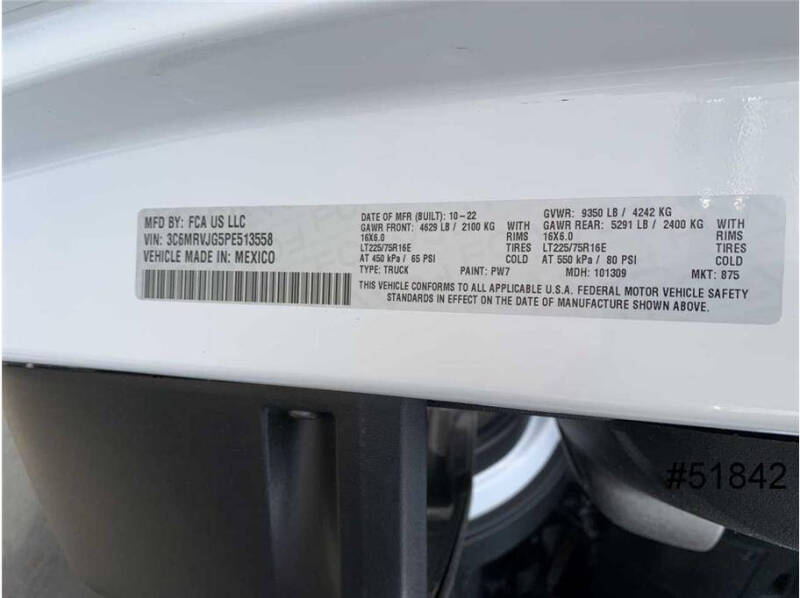 2023 RAM ProMaster 3500 159 WB