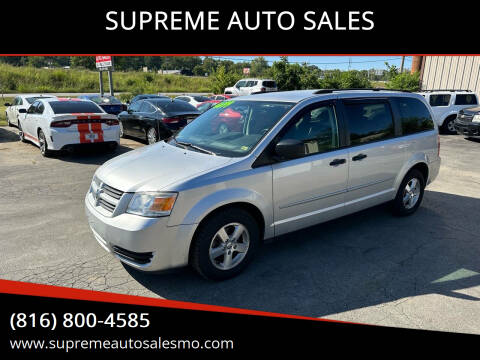 2008 Dodge Grand Caravan for sale at SUPREME AUTO SALES in Grandview MO