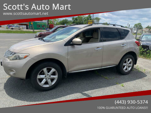 2009 Nissan Murano for sale at Scott's Auto Mart in Dundalk MD