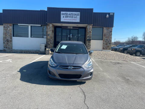 2015 Hyundai Accent for sale at United Auto Sales and Service in Louisville KY