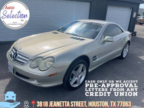 2003 Mercedes-Benz SL-Class for sale at Auto Selection Inc. in Houston TX