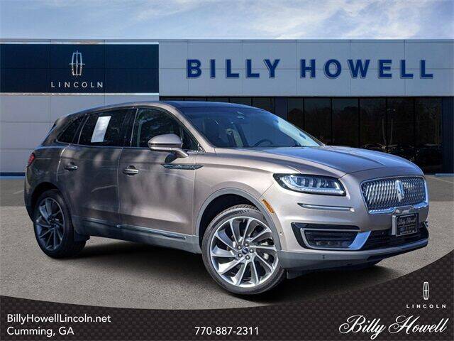 2019 Lincoln Nautilus for sale at BILLY HOWELL FORD LINCOLN in Cumming GA