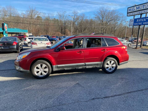 2011 Subaru Outback for sale at M G Motors in Johnston RI