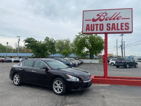 2012 Nissan Maxima for sale at Belle Auto Sales in Elkhart IN