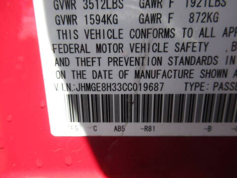 2012 Honda Fit